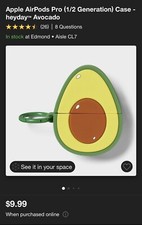 NEW Heyday Avocado Air Pod Case
