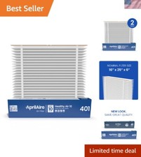 401 MERV 10 Replacement Furnace Filters, 16x2...