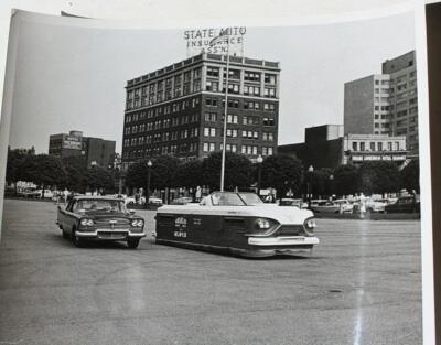 Cincinnati Ohio WLW Radio Car Black White News Photo Newspaper Page 5 28 1960 +