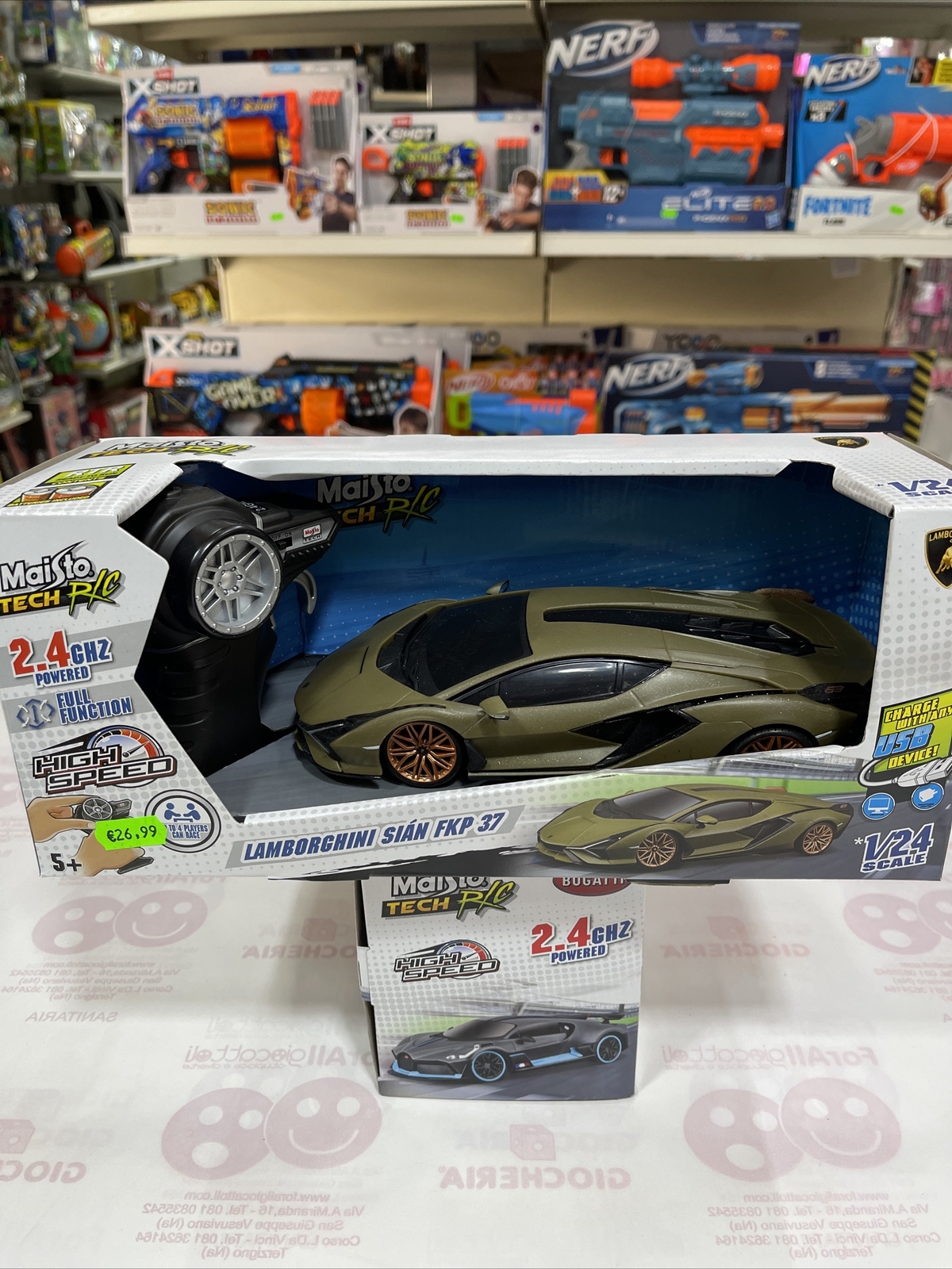 Merchandising Maisto: Tech - Rc Premium Lamborghini Sian Fkp 37 2,4Ghz - 1:24