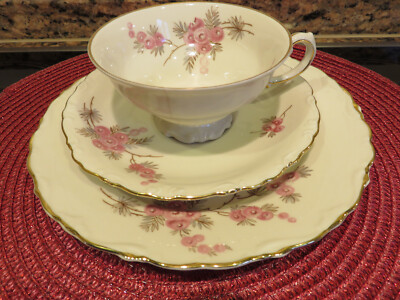 Sammeltasse Gedeck mit Blümchen, Kunst Kronach Bavaria