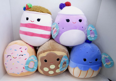 Squishmallows Food Plush Fresa Zosia Jova Danilo Vie 8'' Lot Of 5 NWT