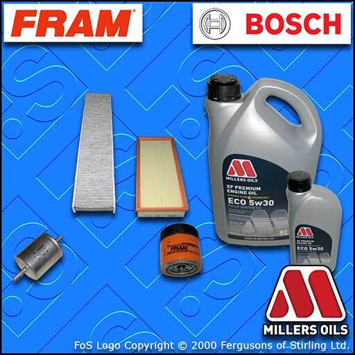 SERVICE KIT FORD MONDEO MK3 3.0 V6 ST220 OIL AIR FUEL CABIN FILTERS +OIL (03-07)