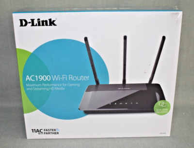 New Sealed D-Link Wireless AC1900 Dual Band Gigabit Cloud Router, DIR-880L