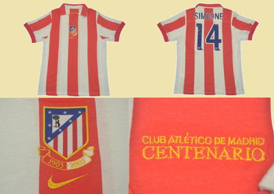 atletico madrid centenary shirt