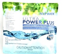 NEW NORWEX Ultra Power Plus Laundry Detergent Soap Powder 50 HE Loads 1.1lb 500g