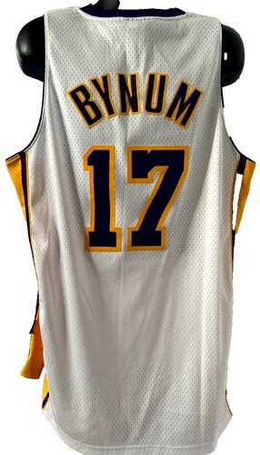 Adidas LA Lakers Andrew Bynum 17 jersey t-shirt YOUTH XL