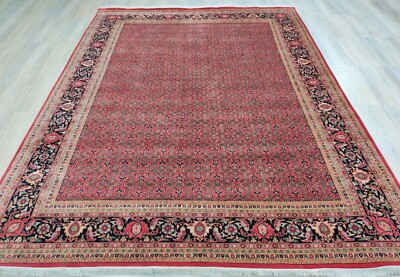 Vintage Handgeknüpfter Vorleger Reine Wolle Orientalisch Bidjar Mahi Allover ...