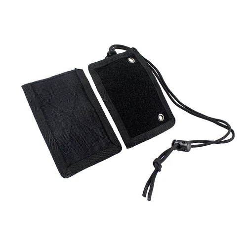 2PZ Porta Carte d'identità tattiche Hook&Loop Patch Badge Organizer - Cordino da collo NUOVO - Foto 17 di 24