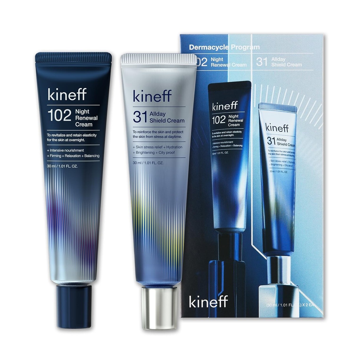 Kineff Dermacycle Program All-day & Night 2-Pack Cream for