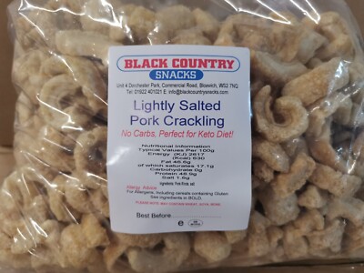 carbs in pork crackling