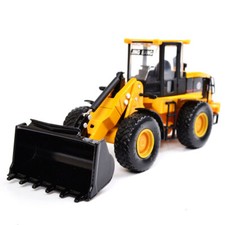 Camión cargador de ruedas 1:60 modelo de vehículo de construcción camiones de juguete diecast para niños