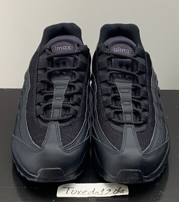 DS Nike Air Max 95 Essential sz8 Triple Black 90 95 97 98 trainer