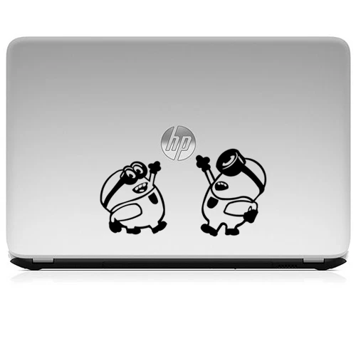 Minions Decal For Macbook Laptop Car Window Bumper Die Cut Wall Decor Sticker - Image 3 of 4