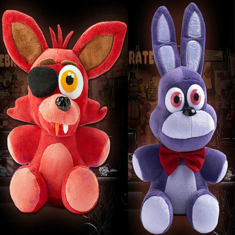 FNAF Nightmare Freddy Bear Foxy Bonnie Plush Toys Five Nights at Freddy's  Toy Soft Stuffed Animal Dolls