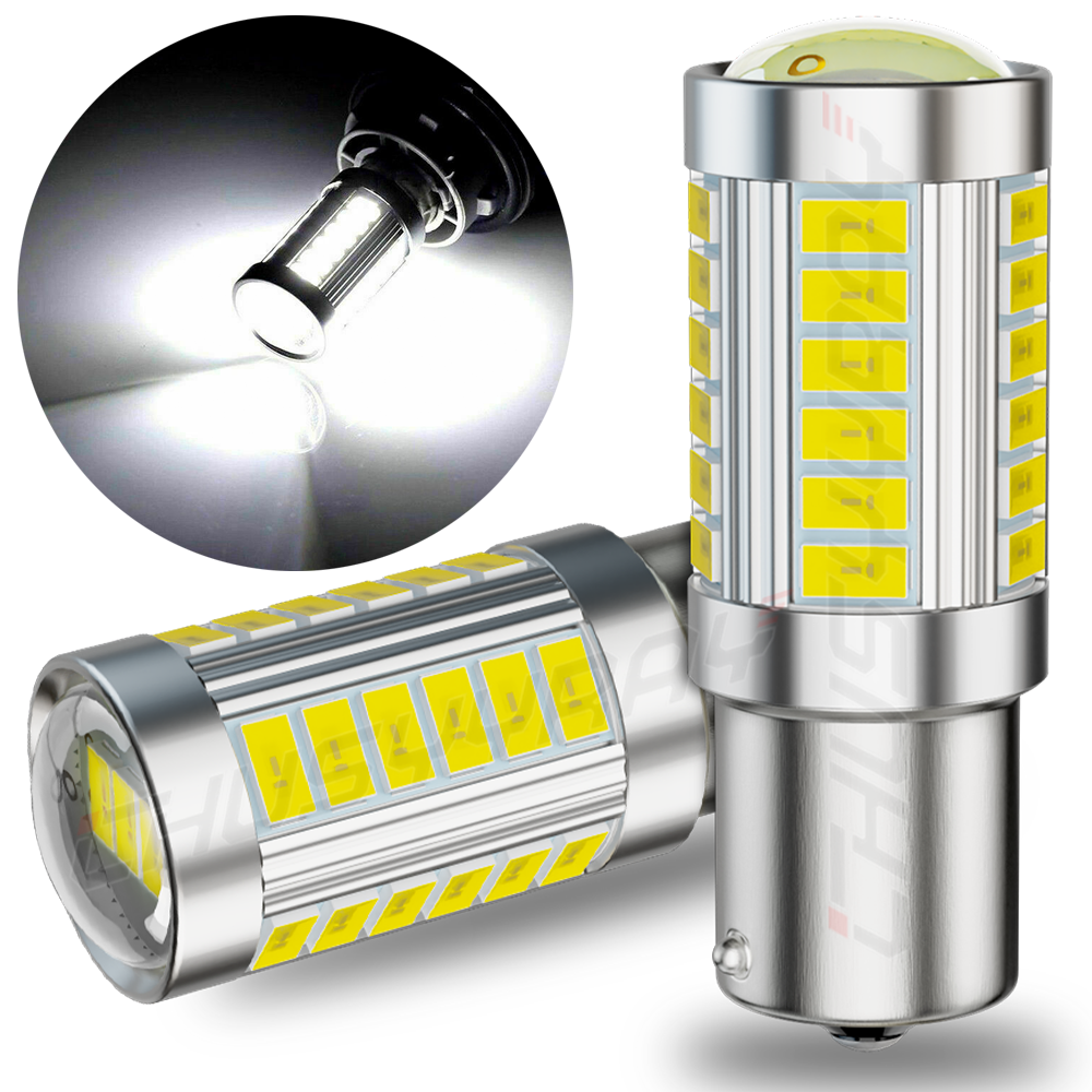 AUXITO 6500K White 1156 Bright 7506 LED Reverse Backup Bulbs - Foto 3