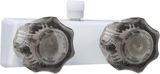 RV Shower Faucet, 4" RV Camper Shower Faucet Valve Diverter Replacement with Dua