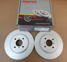 Image of BRAKE DISCS X2 272mm FRONT FITS SUZUKI SWIFT MK3 MINTEX COATED MDC2526C