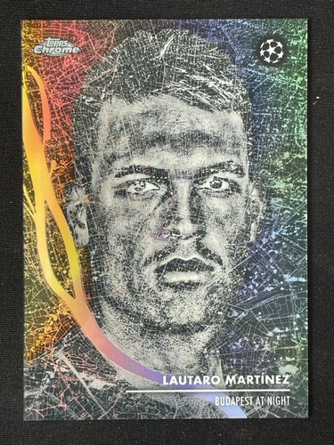 Lautaro Martinez 2025-26 Topps Chrome UCC Budapest At Night SSP #BN-8