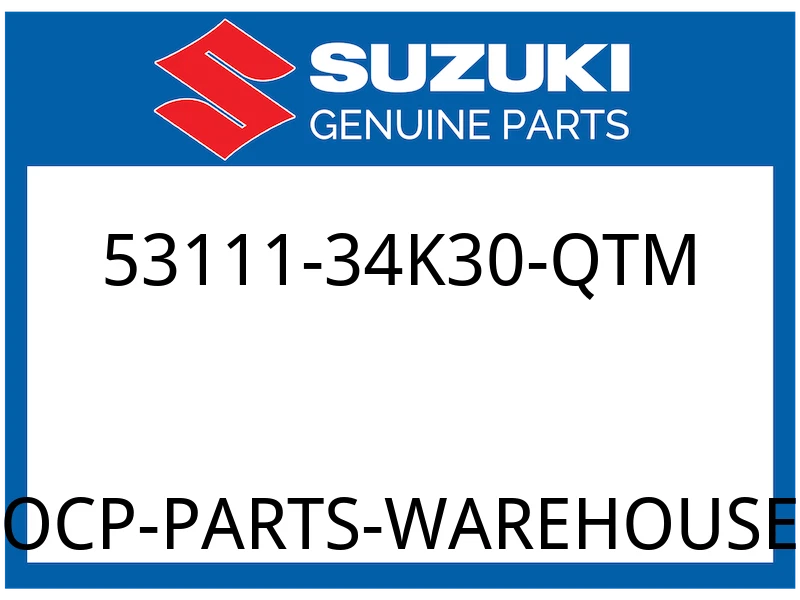 Suzuki OEM Part 53111-34K30-QTM FENDER, FRONT (CAMOUFLAGE)