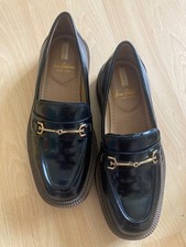 Sam Edelman Lea Plateau Halbschuhe. UK Größe 3-4 (US Größe 5) schwarz Leder