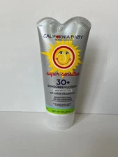 California Baby Super Sensitive 30+ Sunscreen Lotion - 6 oz - Exp. 03/2028