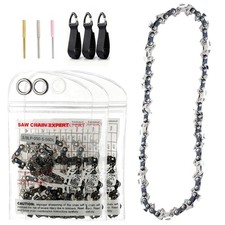 3x Sägekette Kette Halbmeißel 35cm 3/8" 52 1,1mm passend Dolmar ES38A Motorsäge