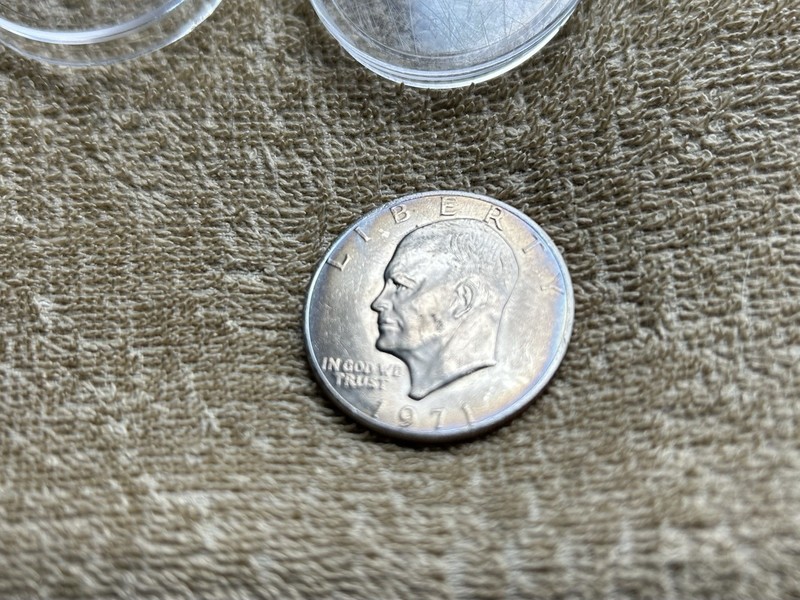 1971-P Eisenhower IKE LUSTROUS Light Toning