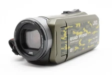 JVC Kenwood Everio R GZ-RX600 Camouflage Camcorder Video Camera Full HD 40x Zoom