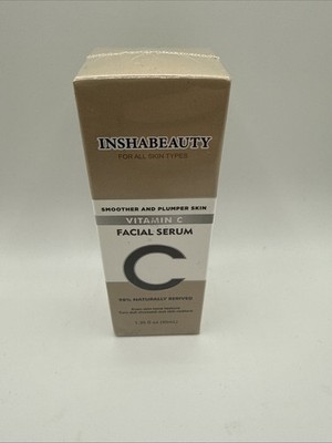 INSHABEAUTY VITAMIN C FACIAL SERUM 98% NATURALLY RERIVED 1.35 fl. oz (40mL)