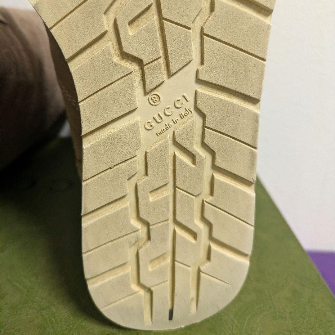 GUCCI Boots Heel GG Suede Beige EU39.5/US9.5 116485c thumbnail 14