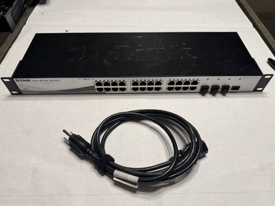 D-Link 28-Port Gigabit Web Smart Managed Ethernet Network Switch DGS-1210-28