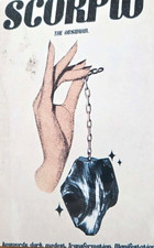 Scorpio The Obsidian Dark Modest Hand Postcard 4