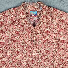 Joe Kealoha's by Reyn Spooner Hawaiian Shirt Men's 2XL Floral Collared Button-Up