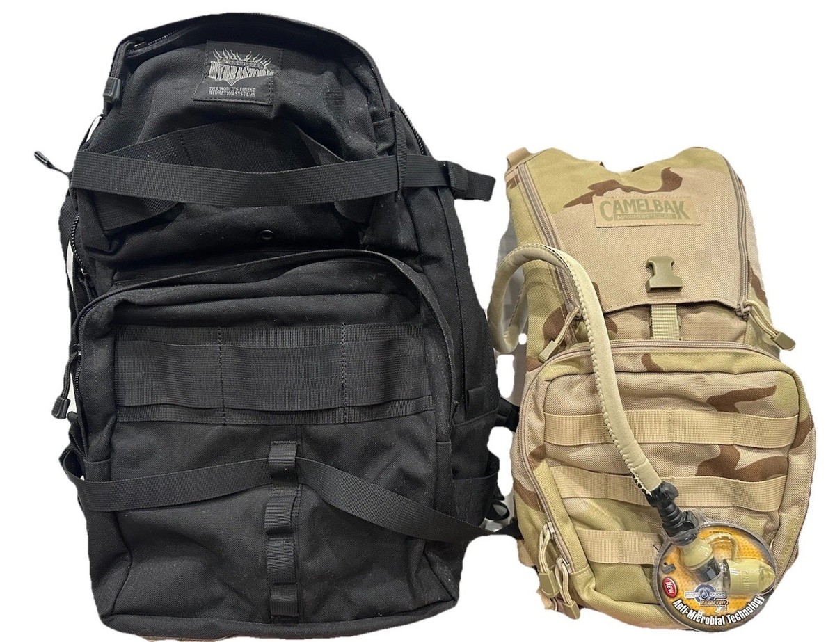 Hydrastorm Black Tactical Carrier Backpack With Camelbak Maximum