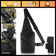 Tactical EDC Sling Bag for Men Women - Crossbody Concealed Carry Chest Pack