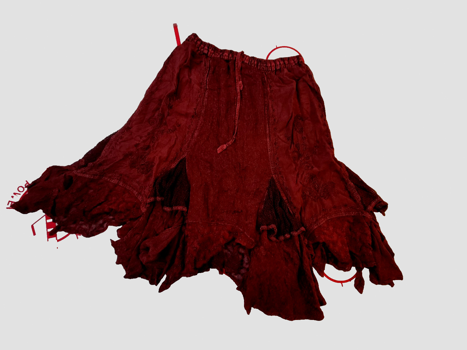 Flying High Footpath India Patchwork Embroidered … - image 6