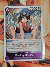 One Piece  CCG Monkey.D.Luffy OP03-070 Pillars Of Strength Foil Rare English