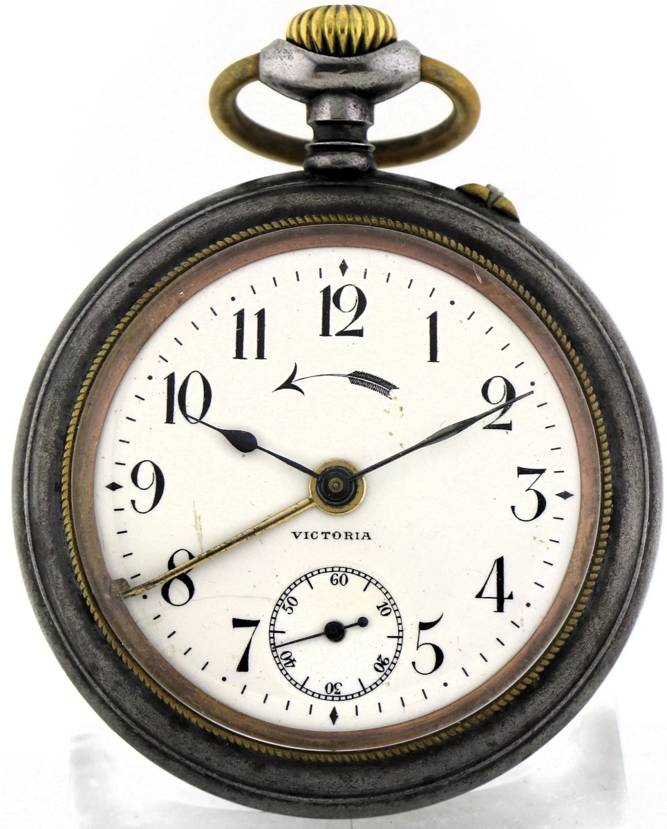 Victoria Reloj Despertador - Alarma - Función Recordatorio Patente 17104 Hierro Bruñido Ø55mm