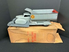 VINTAGE 1940's MARX LUMAR PRESSED STEEL 4 ACTION DUMP TRUCK WITH BOX 895