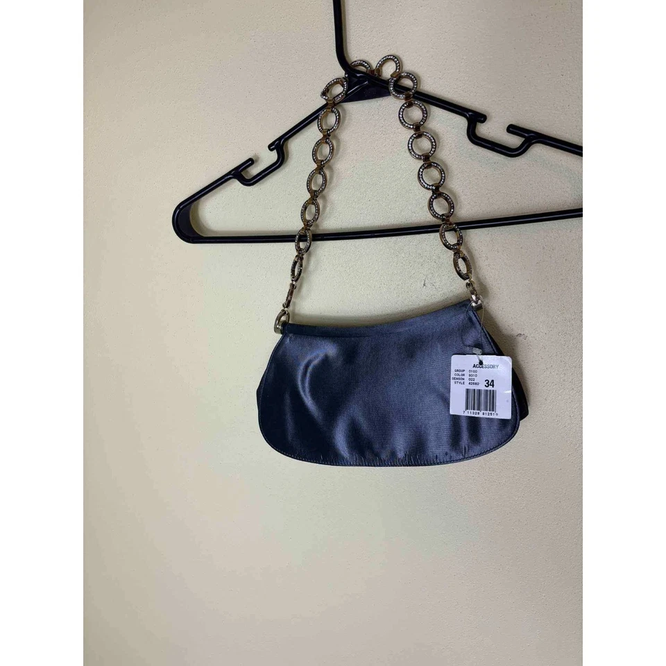 Bolso de Hombro Escada Satén Piedra Armada Nuevo con Etiquetas Estilo 42682 Foto 2 de 4