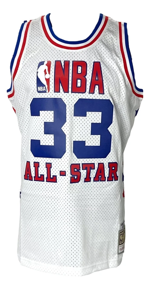 Larry Bird Signed Celtics All Star M&N Hardwood Classics Swingman Jersey PSA ITP - Image 3 of 4