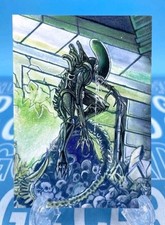 Aliens AvP Studio Xenomorph Artist Hand Drawn Auto Sketch Art Card 1/1 Predator