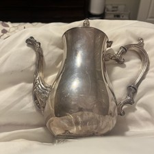 Rogers Sterling Silver plated Tea Pot Non Magnetic Vintage