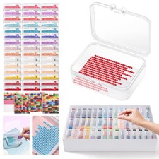 Diamond Art Storage Containers Trays, 45pcs Diamond Painting Trays with Lids,...