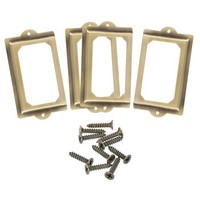 Metallische Etikettenhalter 124X70Mm 4 StüCk Hellbronze