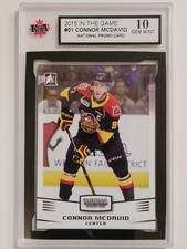 2015-16 In The Game Rookie Connor McDavid KSA 10 #1 - National Promo Card