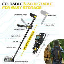 Metal Detector for Adults Professional, up to 20 Hours of Extended Runtime, A...