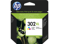 Hp 302XL Tintenpatrone Cyan/Magenta/Gelb (F6U67AE)