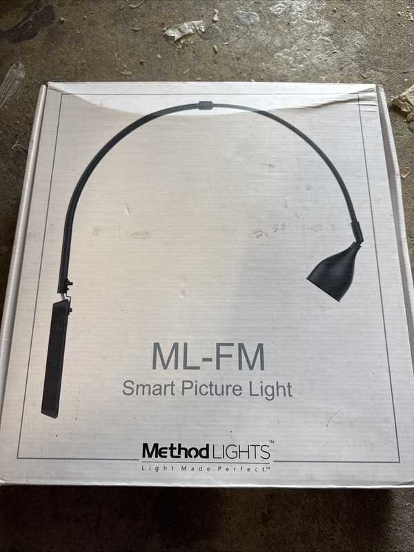 Method Lights ML-FM Frame Mounted LED Picture Light Art Lighting CIB Rare